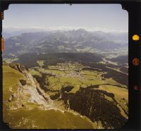 Flims, Darblauna at Flimserstein, view to the south (S) to the Signina group