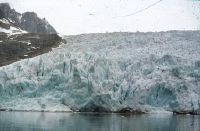 South Greenland, glacier at the end of Tasermiut Fjord near Manortalik