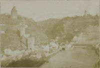 Fribourg, tower settlements on river