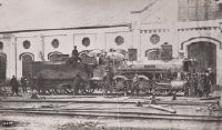 Bergisch-Märkische Eisenbahn, steam locomotive "Brussels"