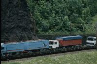 Freight transports on the Gotthard